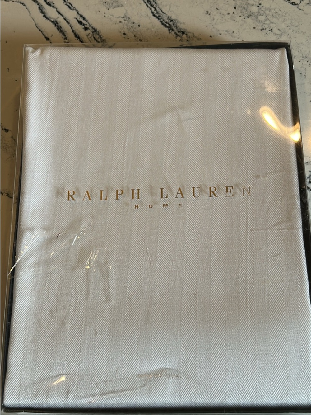 NWT Ralph Lauren Tuxedo Tablecloth White 60x84 oblong dining room